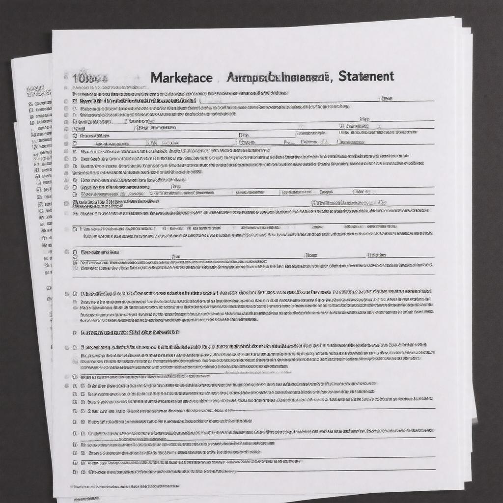 AI-created image of IRS Form 1095-A
