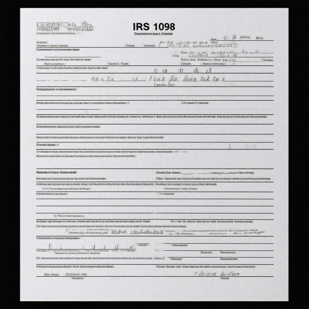 AI-created image of IRS Form 1098