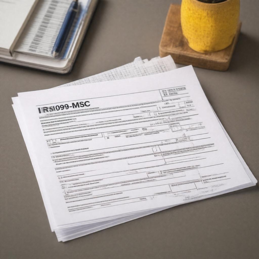AI-created image of IRS Form 1099
