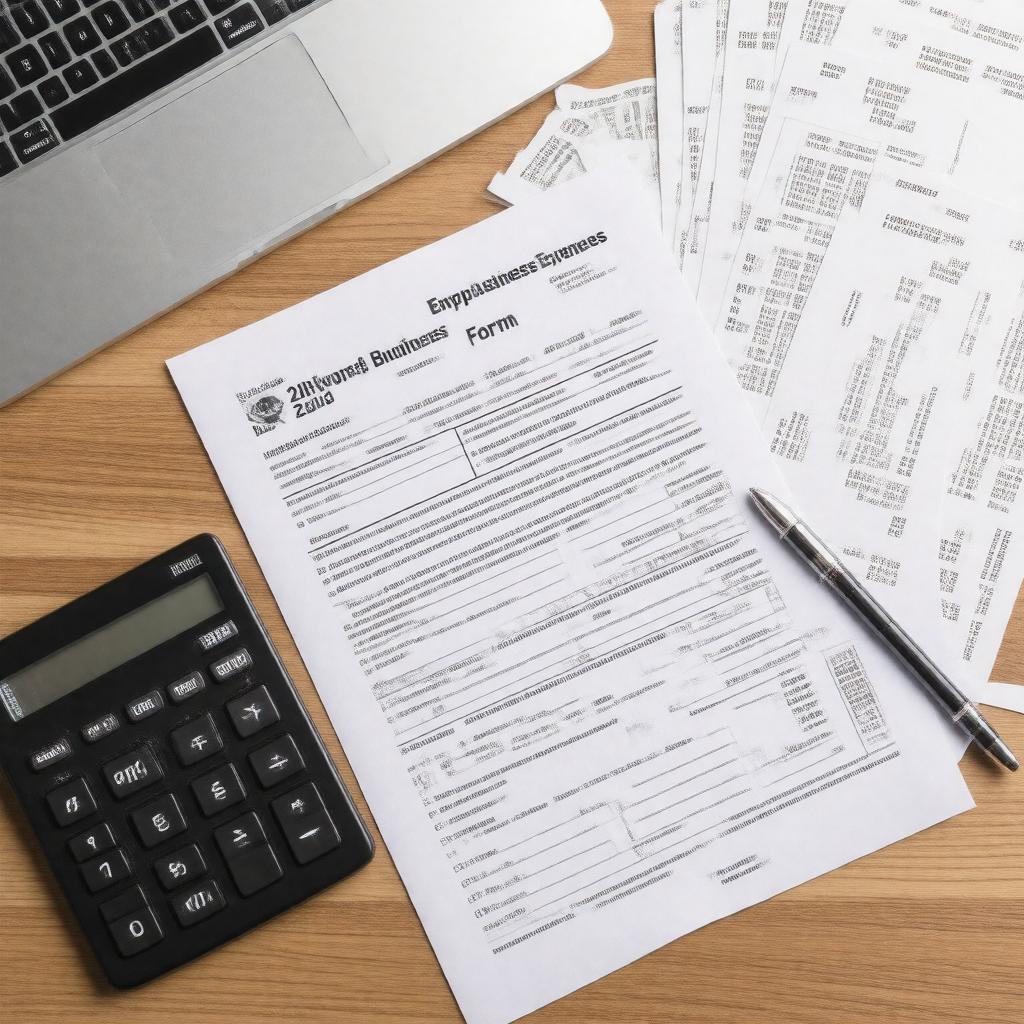 AI-created image of IRS Form 2106