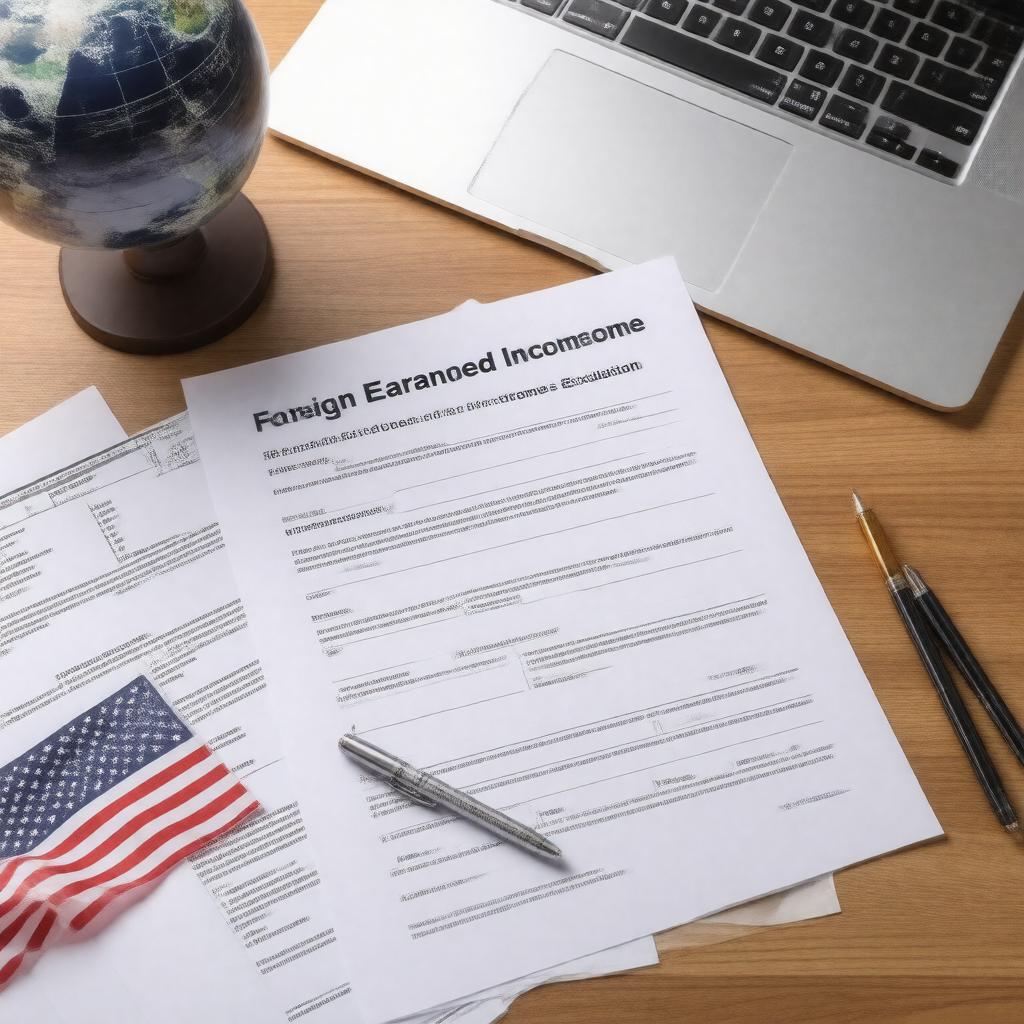 Click to view larger image AI-created image of IRS Form 2555