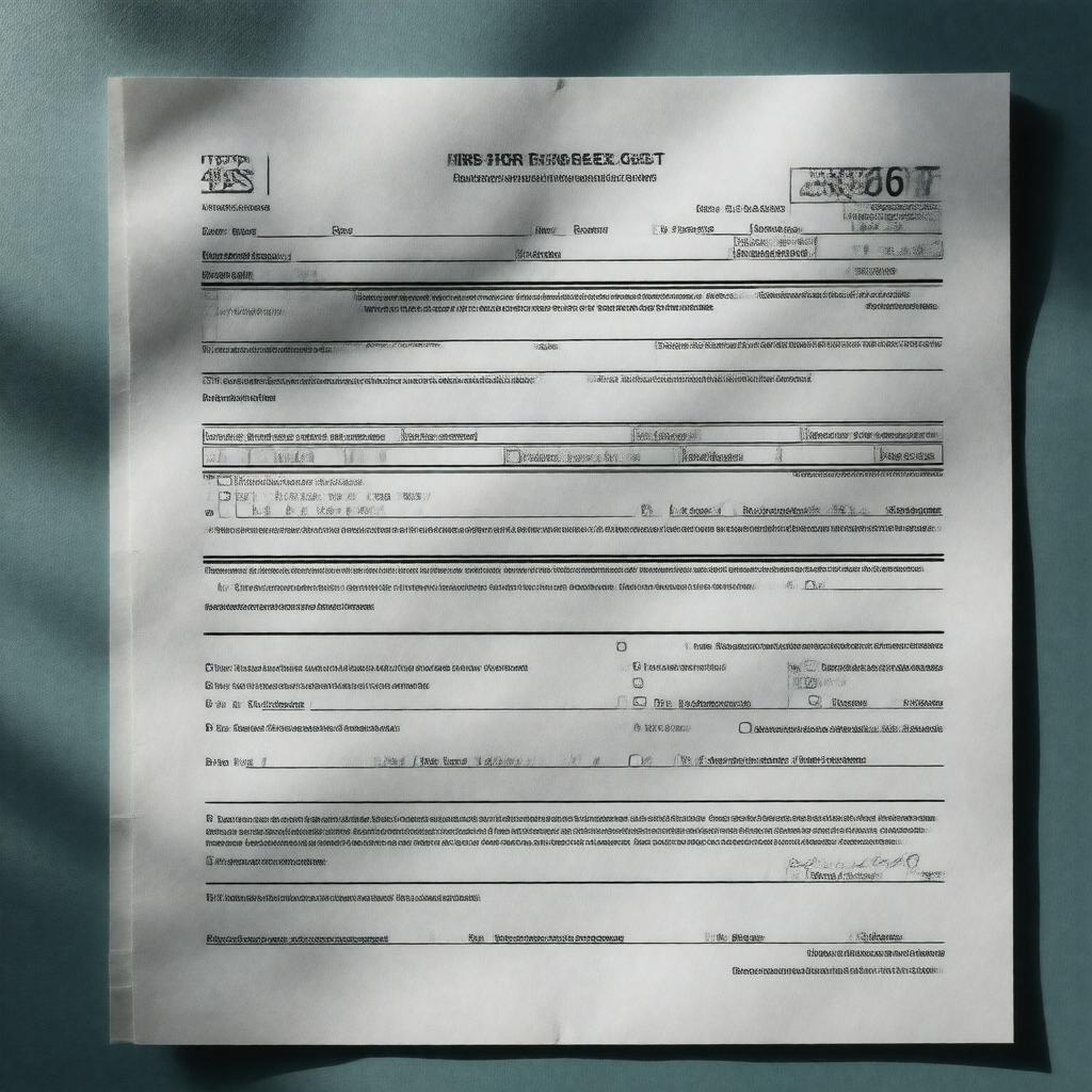 AI-created image of IRS Form 4506-T-EX-EX-EX-EX