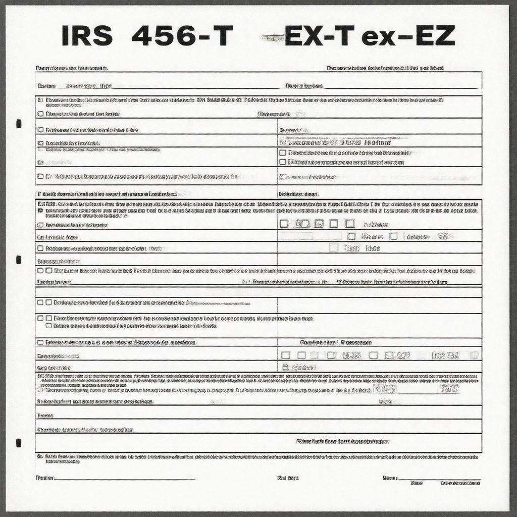 Click to view larger image AI-created image of IRS Form 4506-T-EX-EX-EZ
