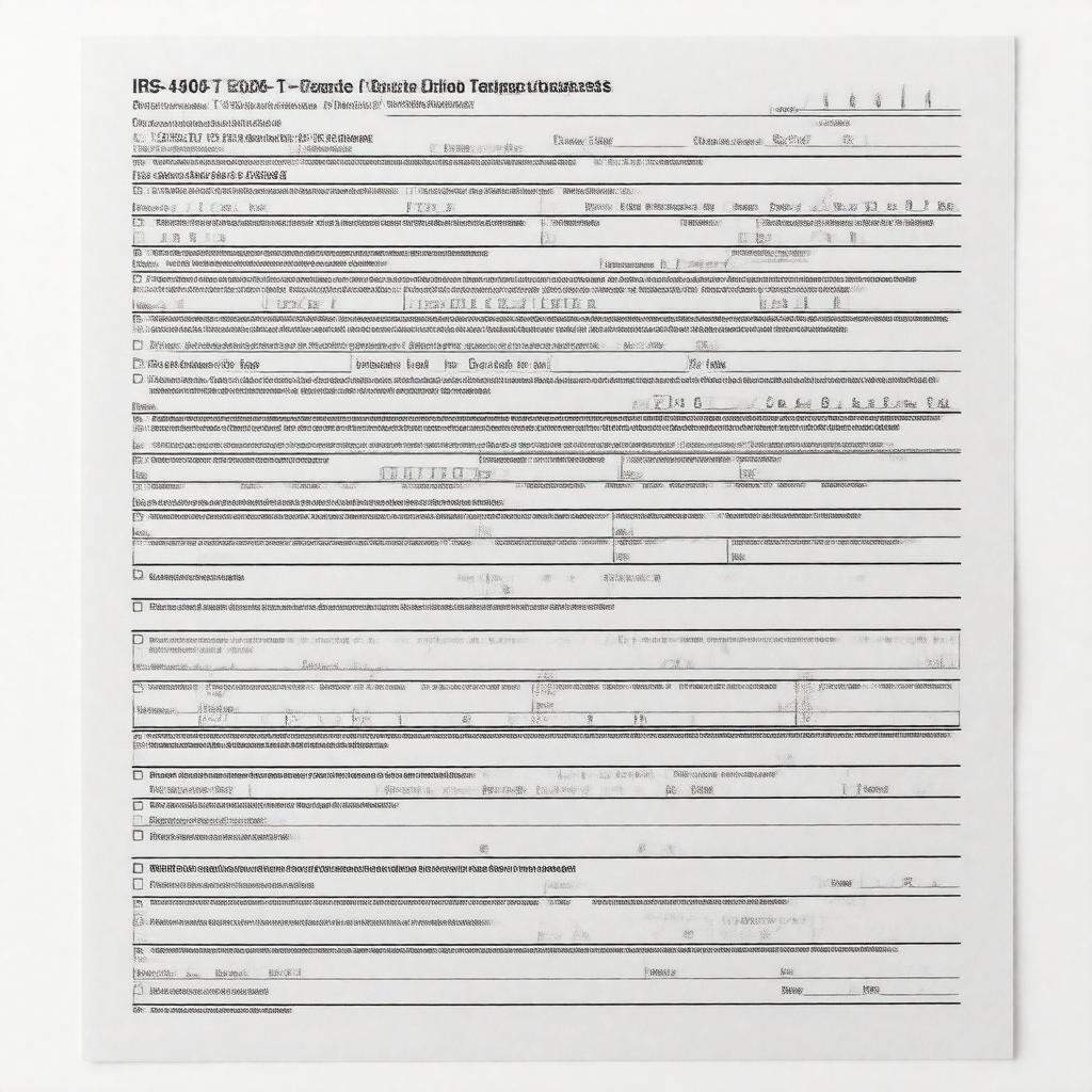 Click to view larger image AI-created image of IRS Form 4506-T-EX-EZ