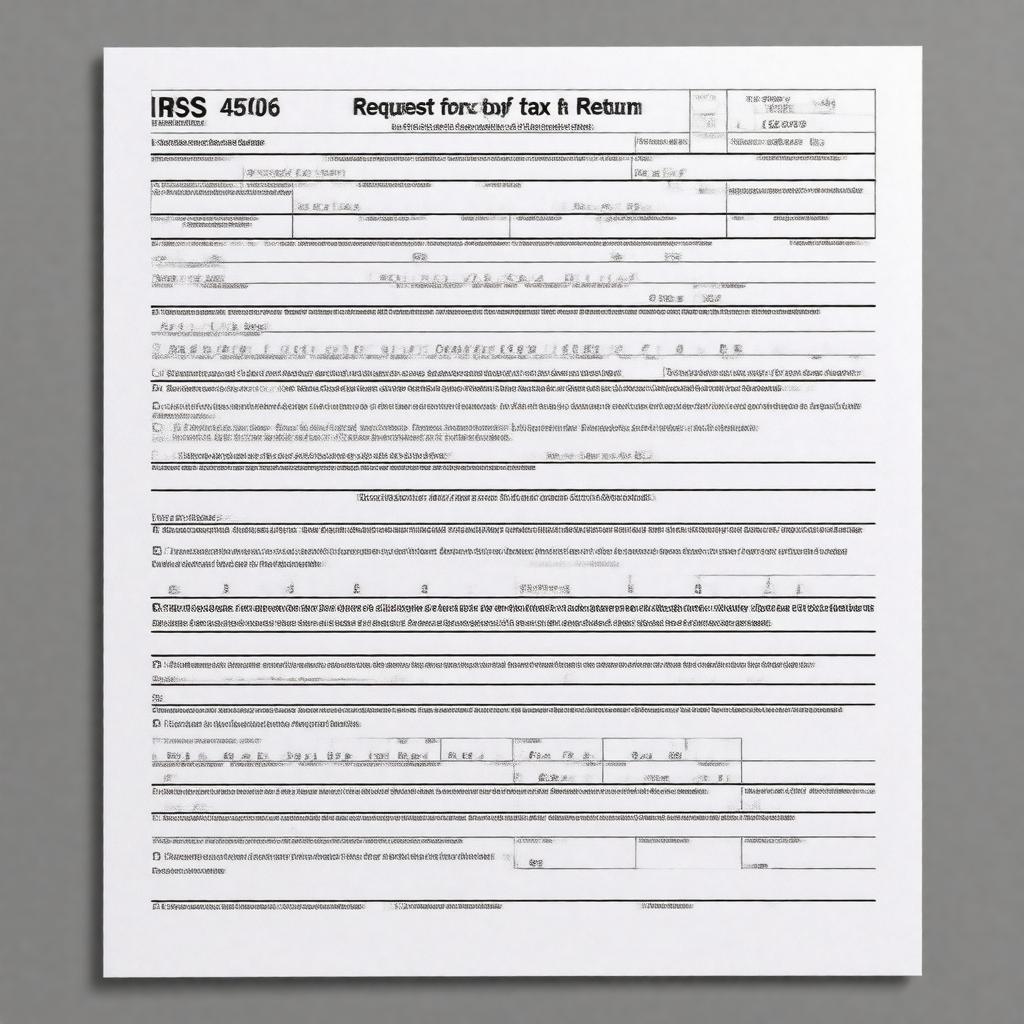 Click to view larger image AI-created image of IRS Form 4506