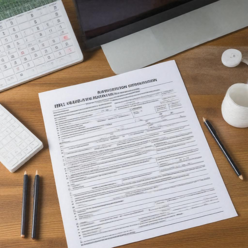 AI-created image of IRS Form 4868