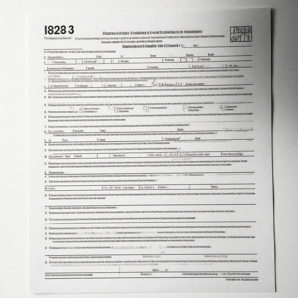 AI-created image of IRS Form 8283