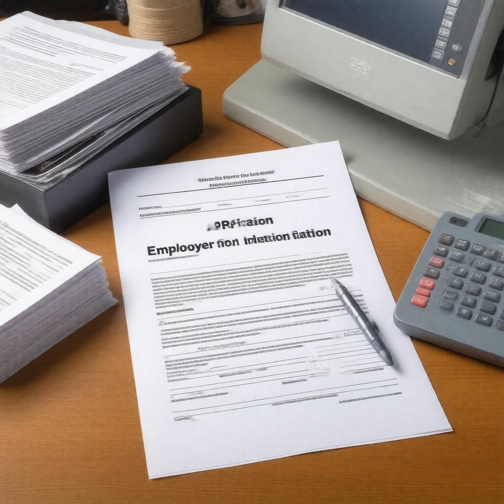 AI-created image of IRS Form SS-4