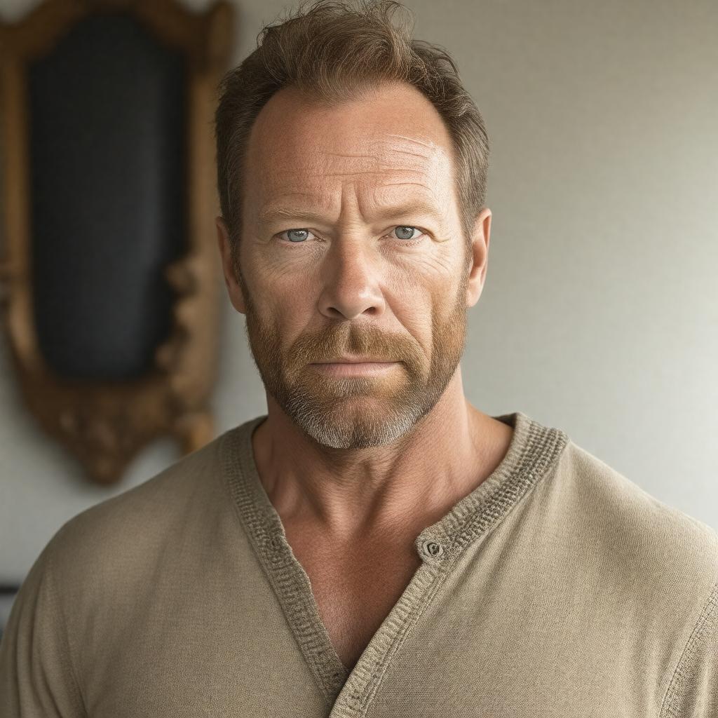 AI-created image of Iain Glen