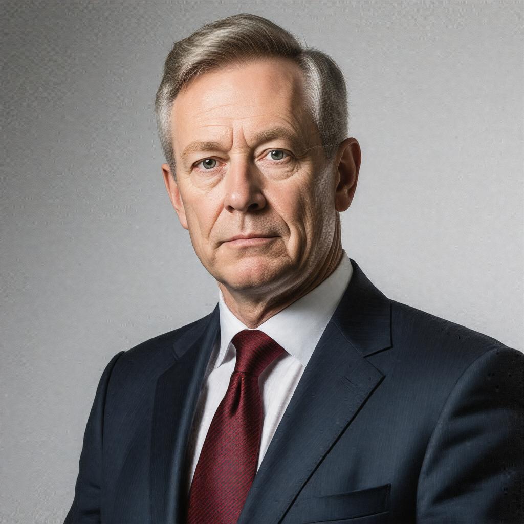 Click to view larger image AI-created image of Ian Blatchford