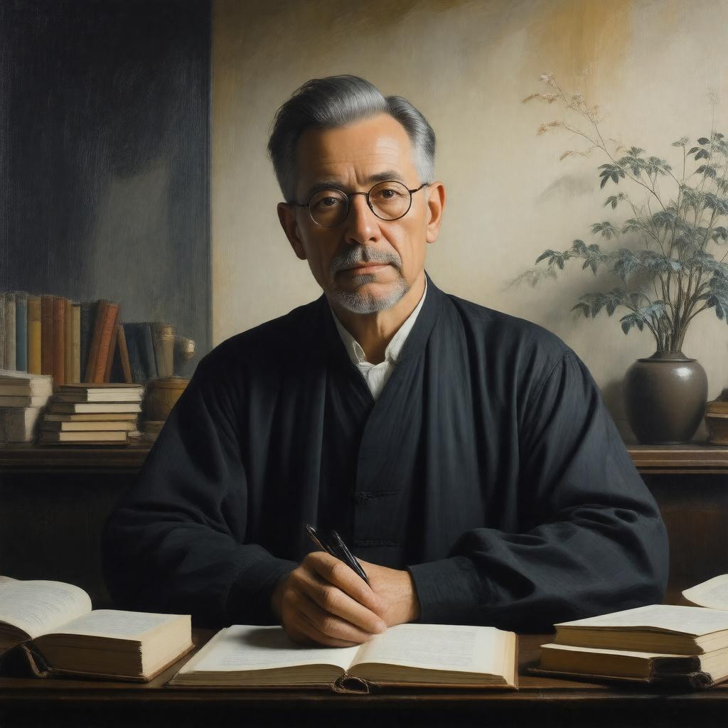 AI-created image of Ian Buruma