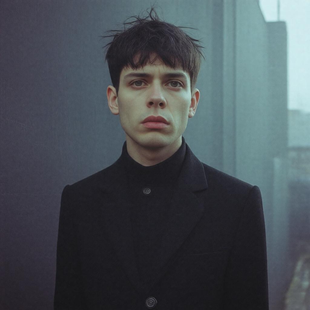 AI-created image of Ian Curtis