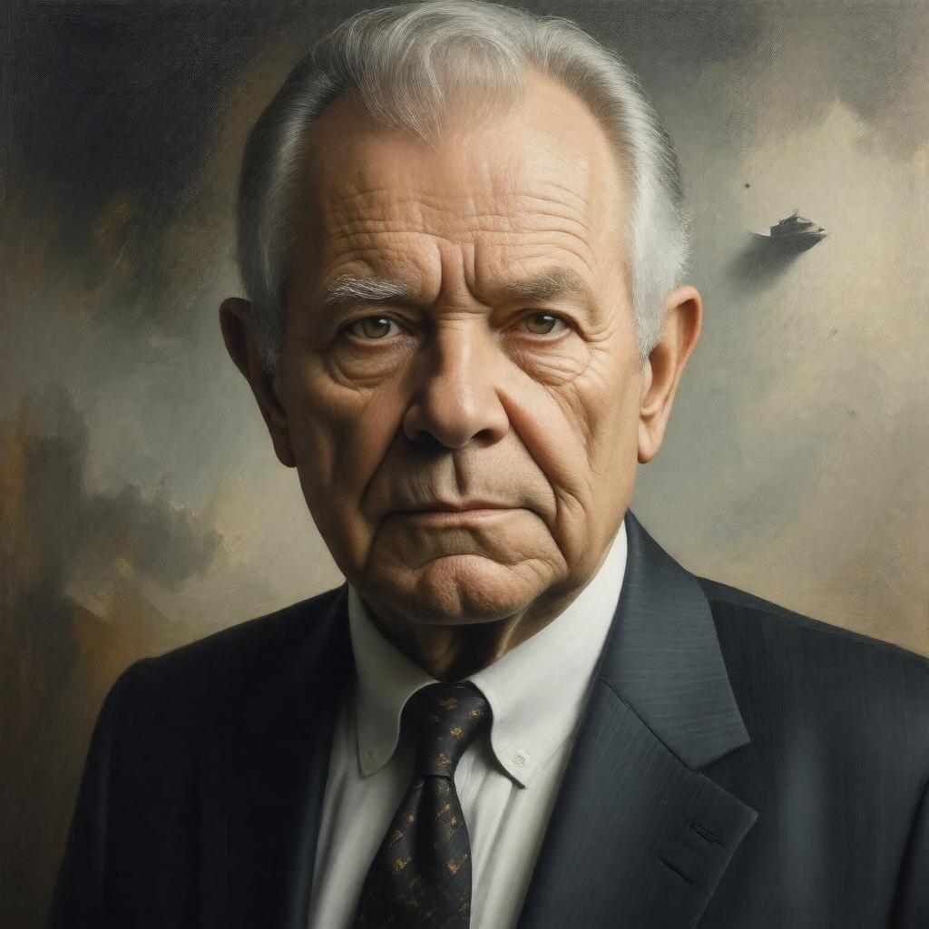 AI-created image of Ian Holm