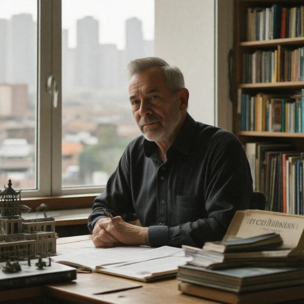 AI-created image of Ian Lambot