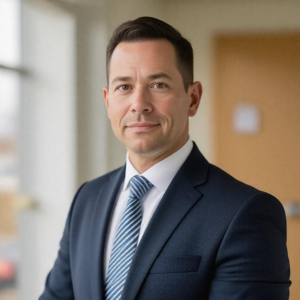 Click to view larger image AI-created image of Ian Saltzman