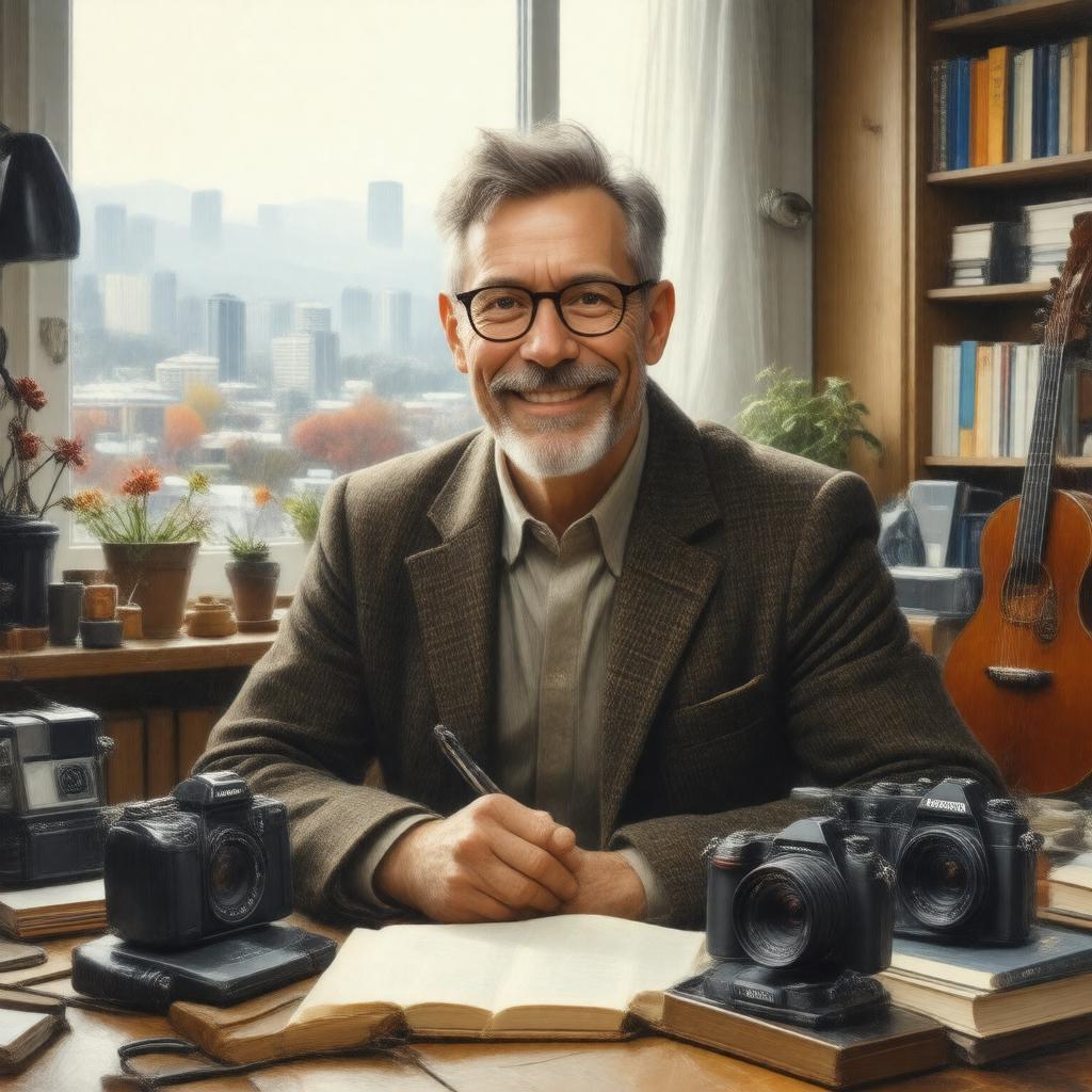 AI-created image of Ian Wallace