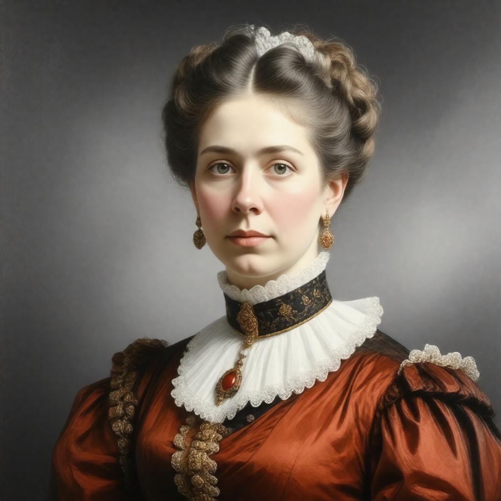 AI-created image of Ianthe (Lady Charlotte Harley)