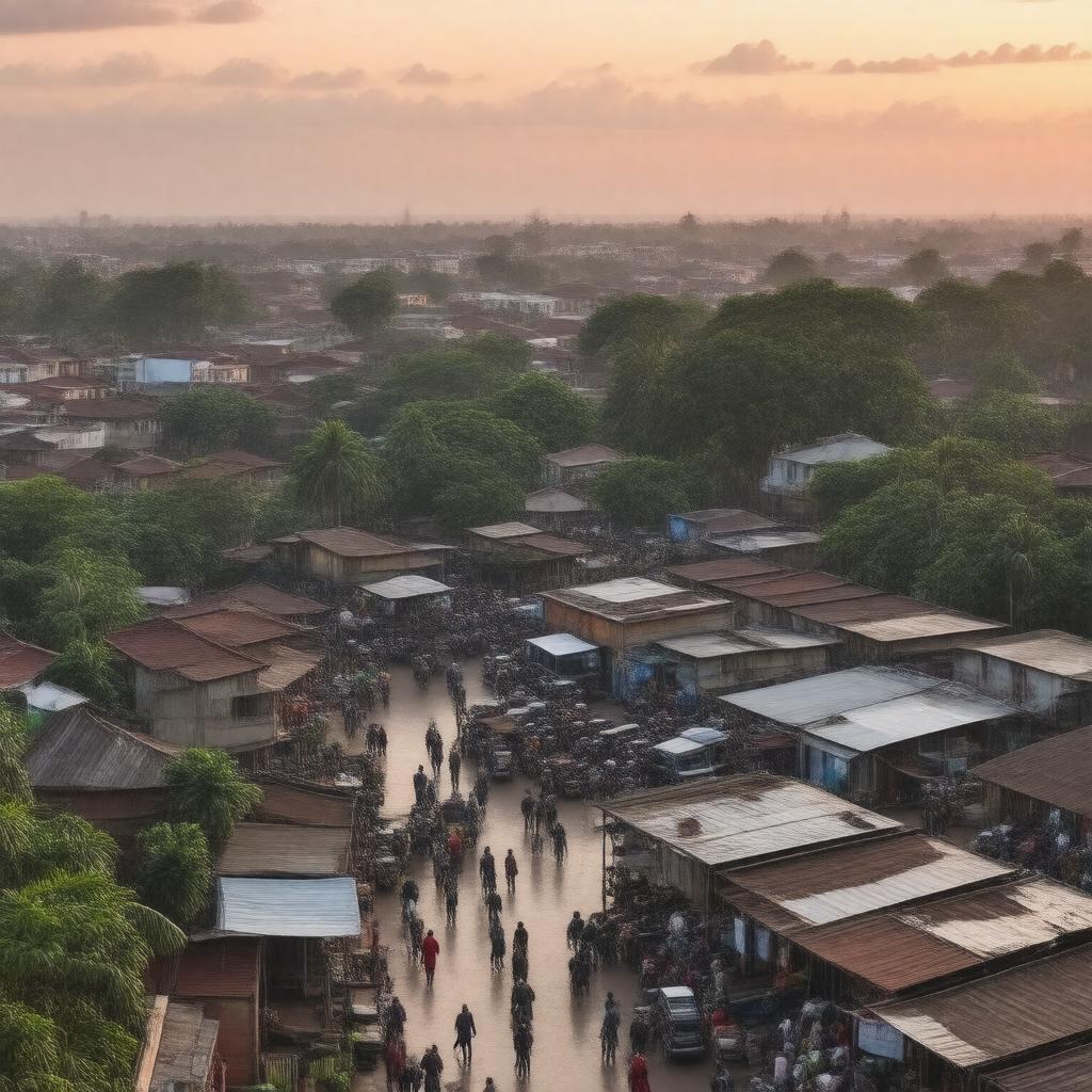 AI-created image of Ibadan