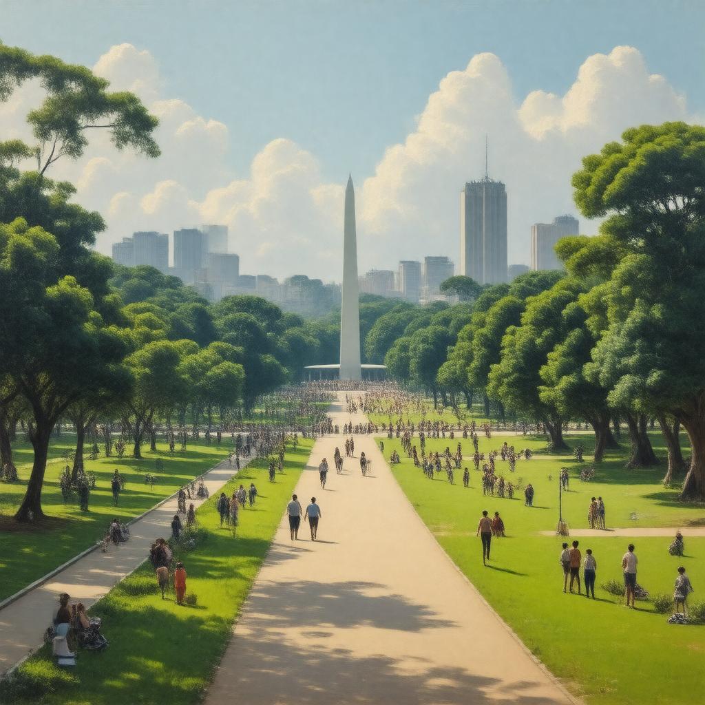 AI-created image of Ibirapuera Park