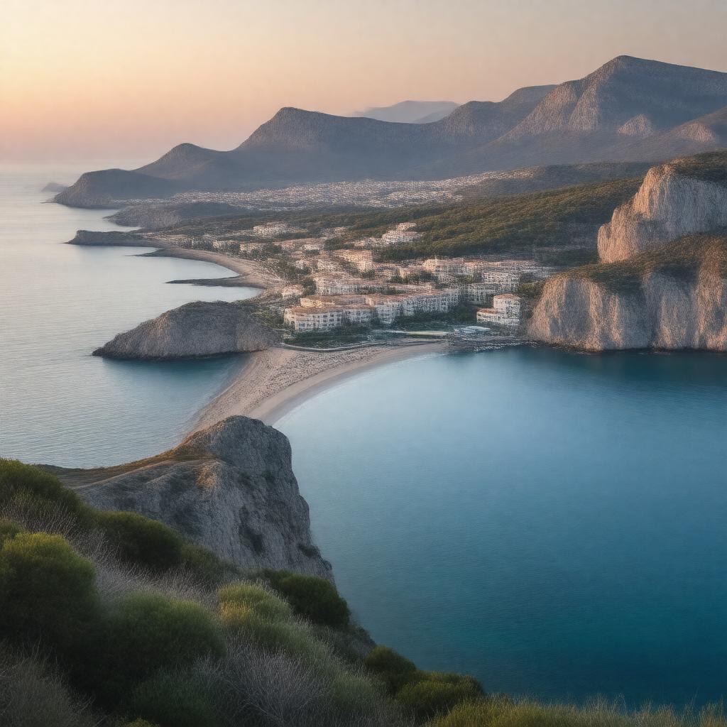 AI-created image of Ibiza, Spain