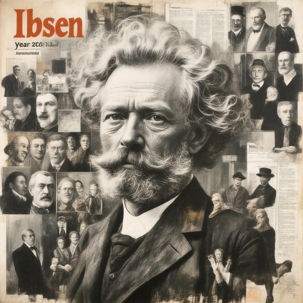 Click to view larger image AI-created image of Ibsen Year (2006)