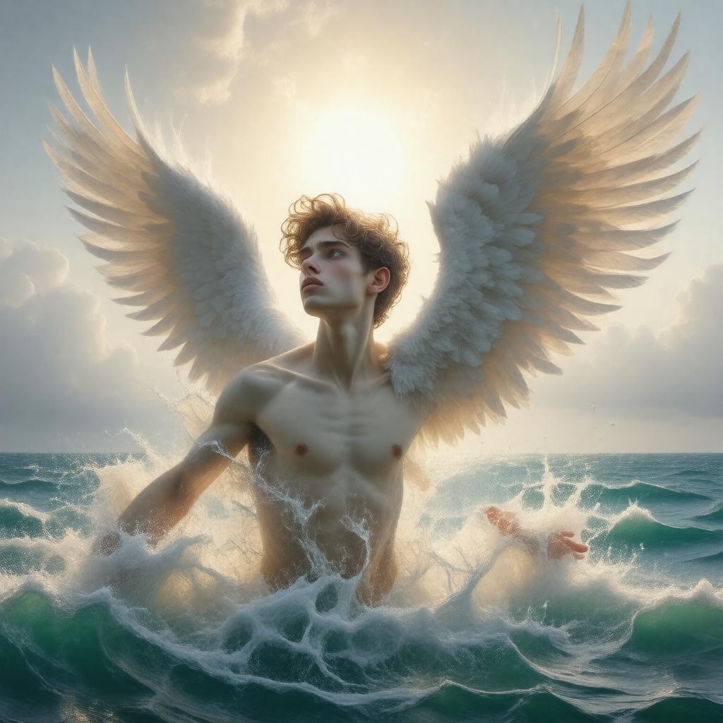 AI-created image of Icarus