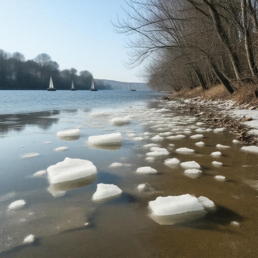 AI-created image of Ice-Out