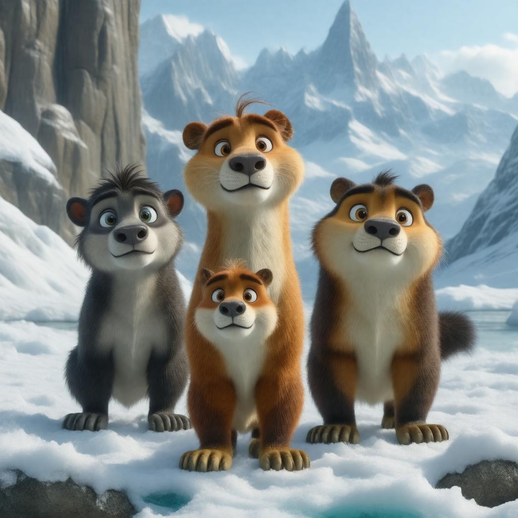 AI-created image of Ice Age (film)