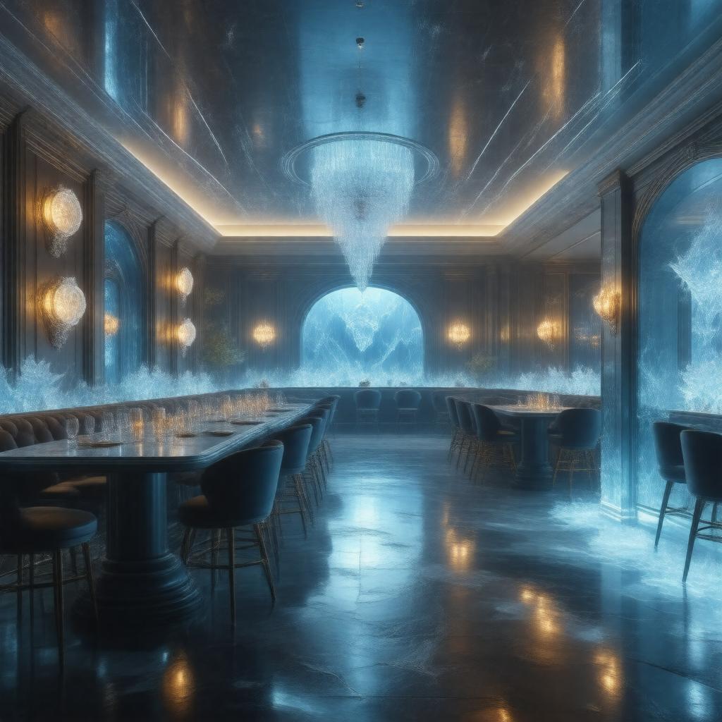 AI-created image of Iceberg Lounge