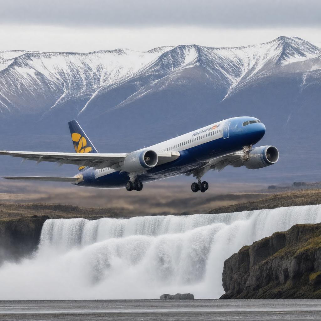 AI-created image of Icelandair