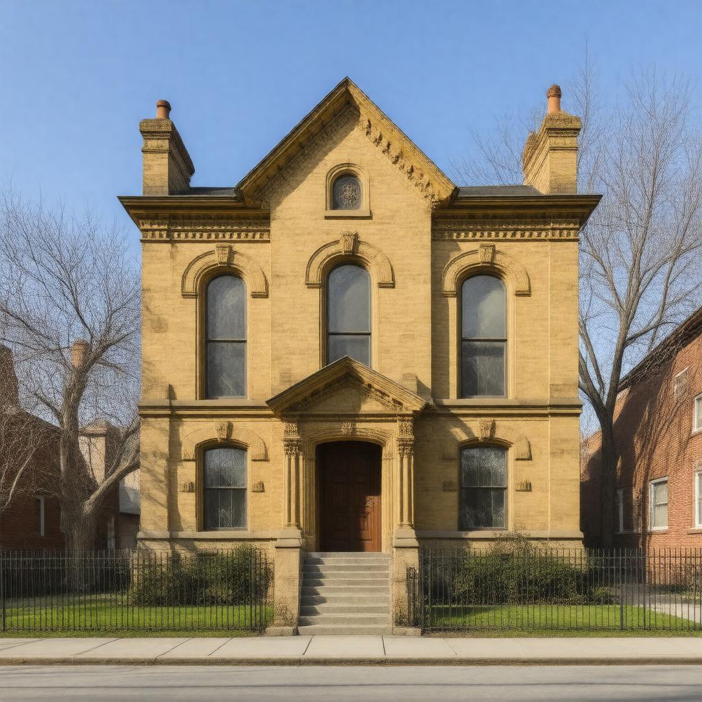 AI-created image of Ida B. Wells-Barnett House