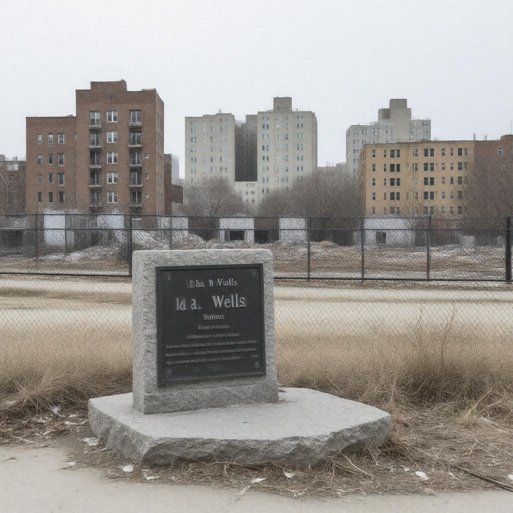 Click to view larger image AI-created image of Ida B. Wells Homes