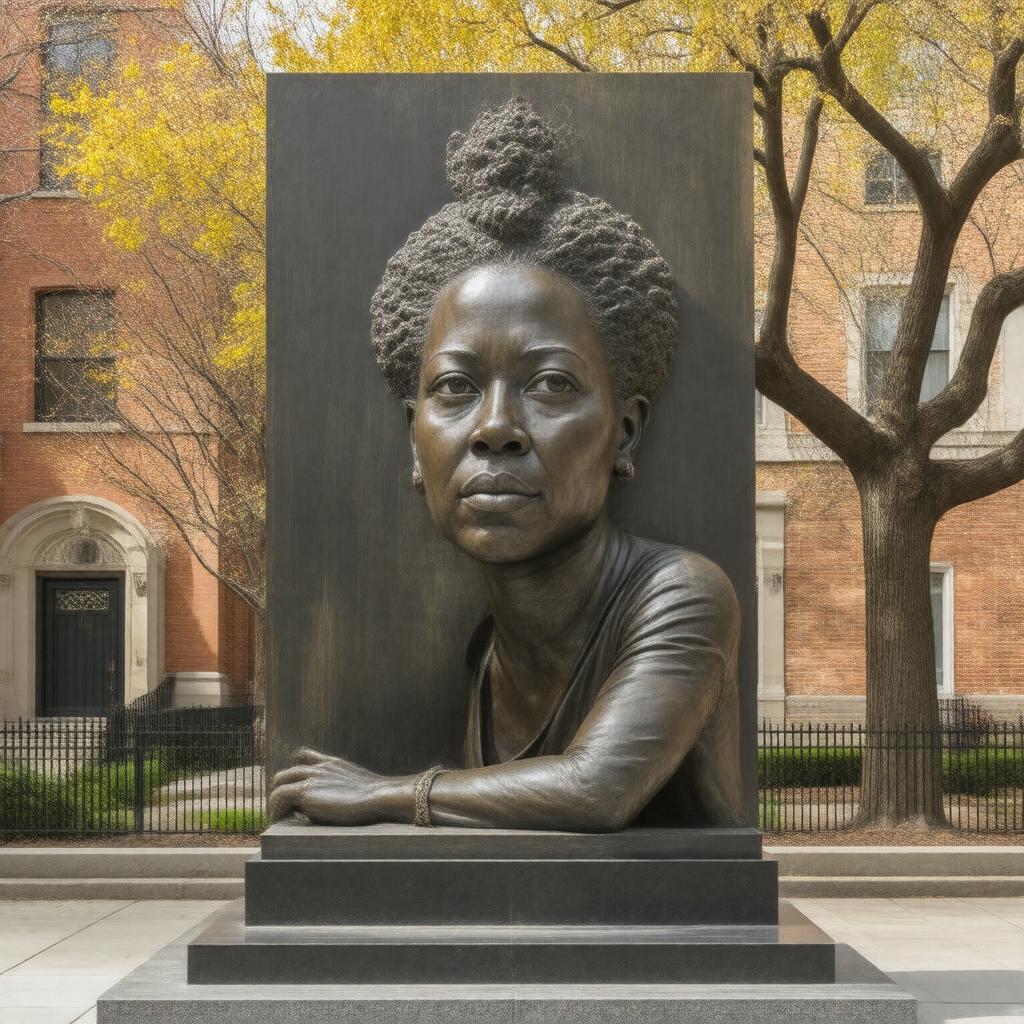 AI-created image of Ida B. Wells Monument (Chicago)