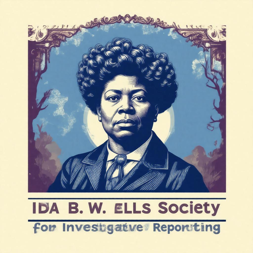 Click to view larger image AI-created image of Ida B. Wells Society for Investigative Reporting