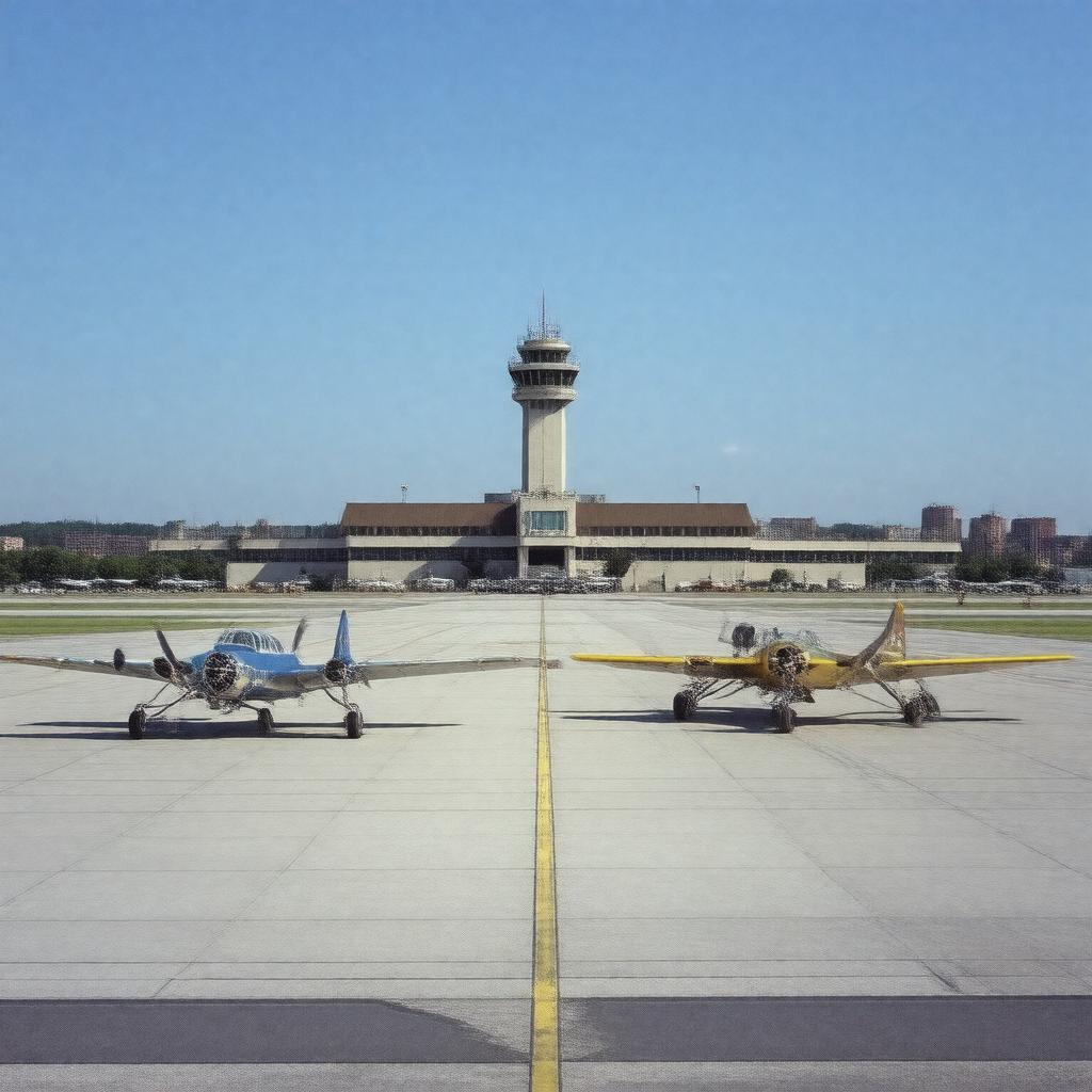 AI-created image of Idlewild Airport