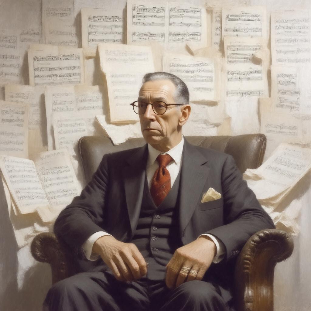 AI-created image of Igor Stravinsky