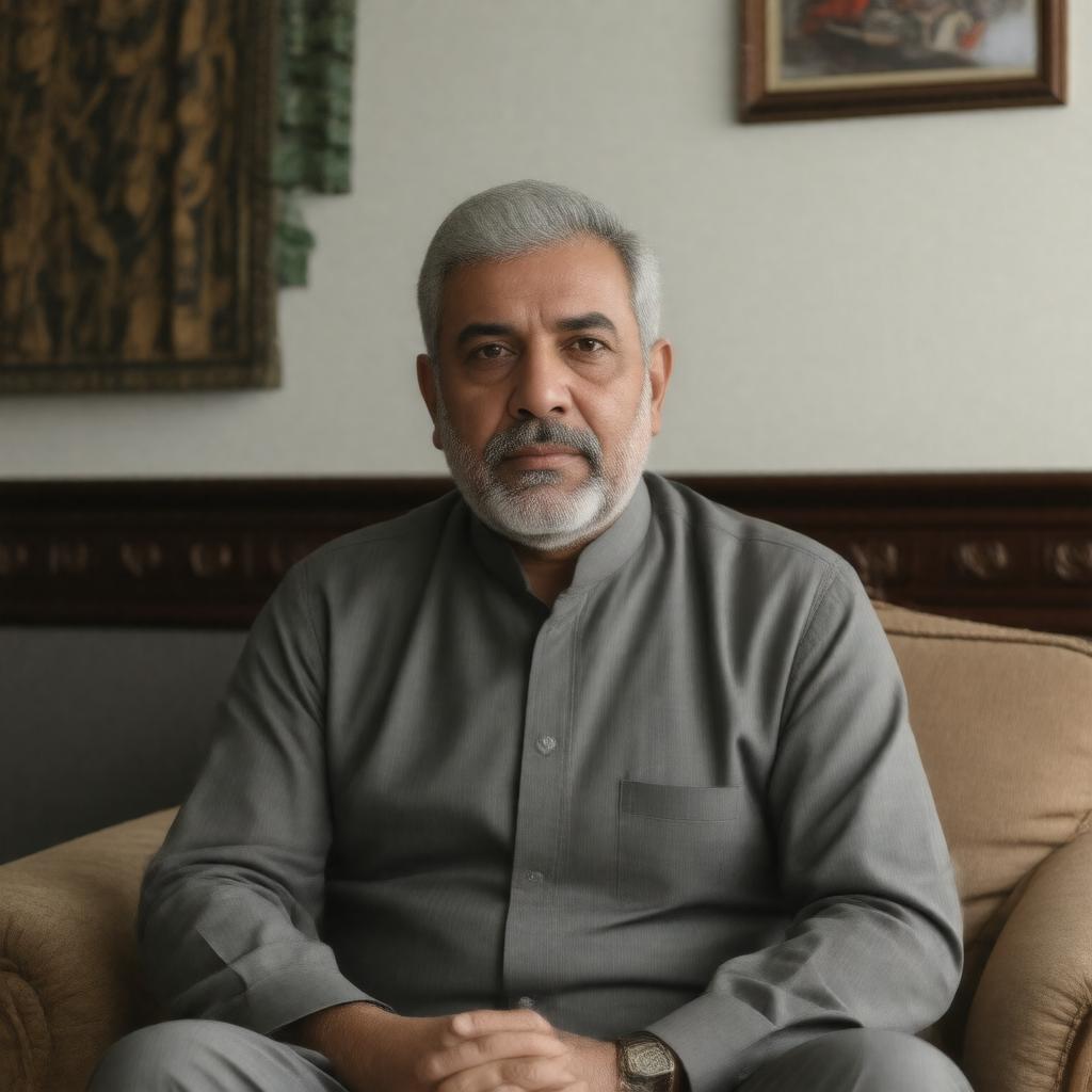 AI-created image of Ikramullah Khan Niazi