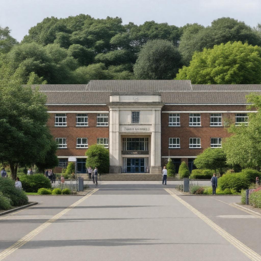 AI-created image of Ilford County High School