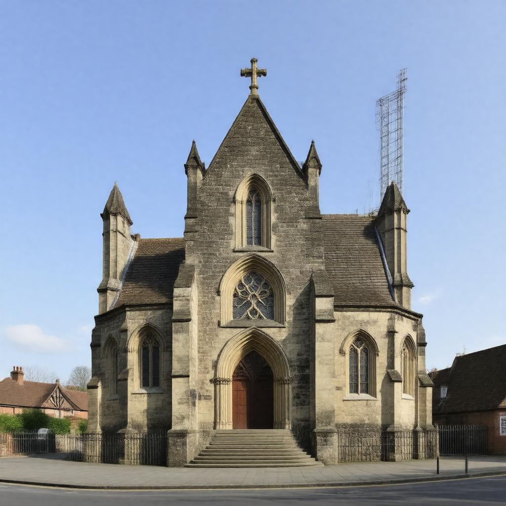 AI-created image of Ilford Hospital Chapel