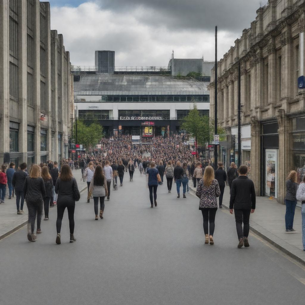 AI-created image of Ilford, London, England