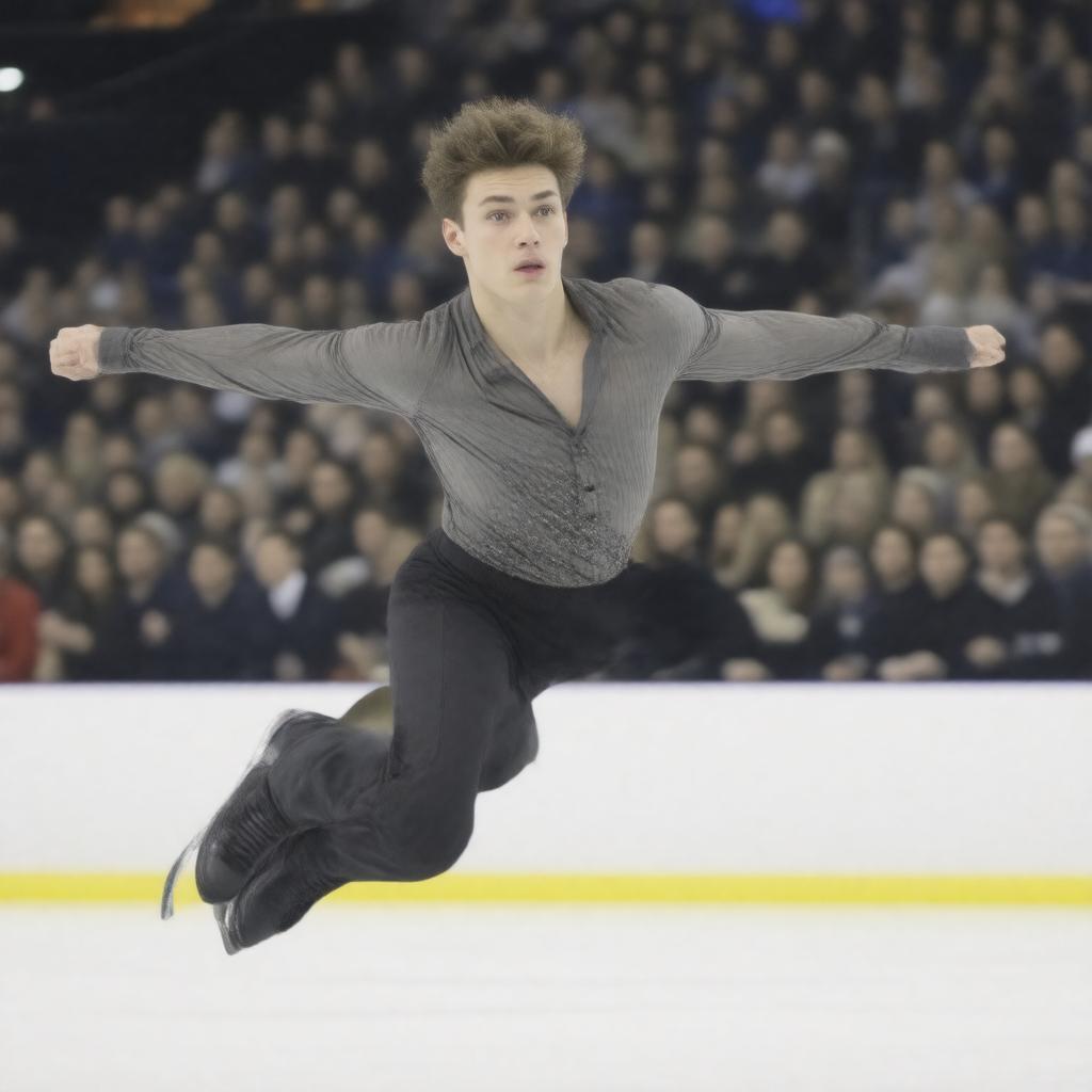 AI-created image of Ilia Malinin