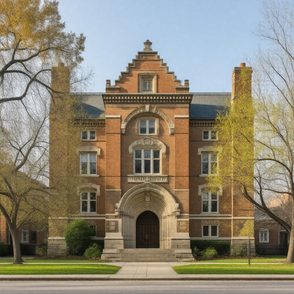 AI-created image of Illini Hall