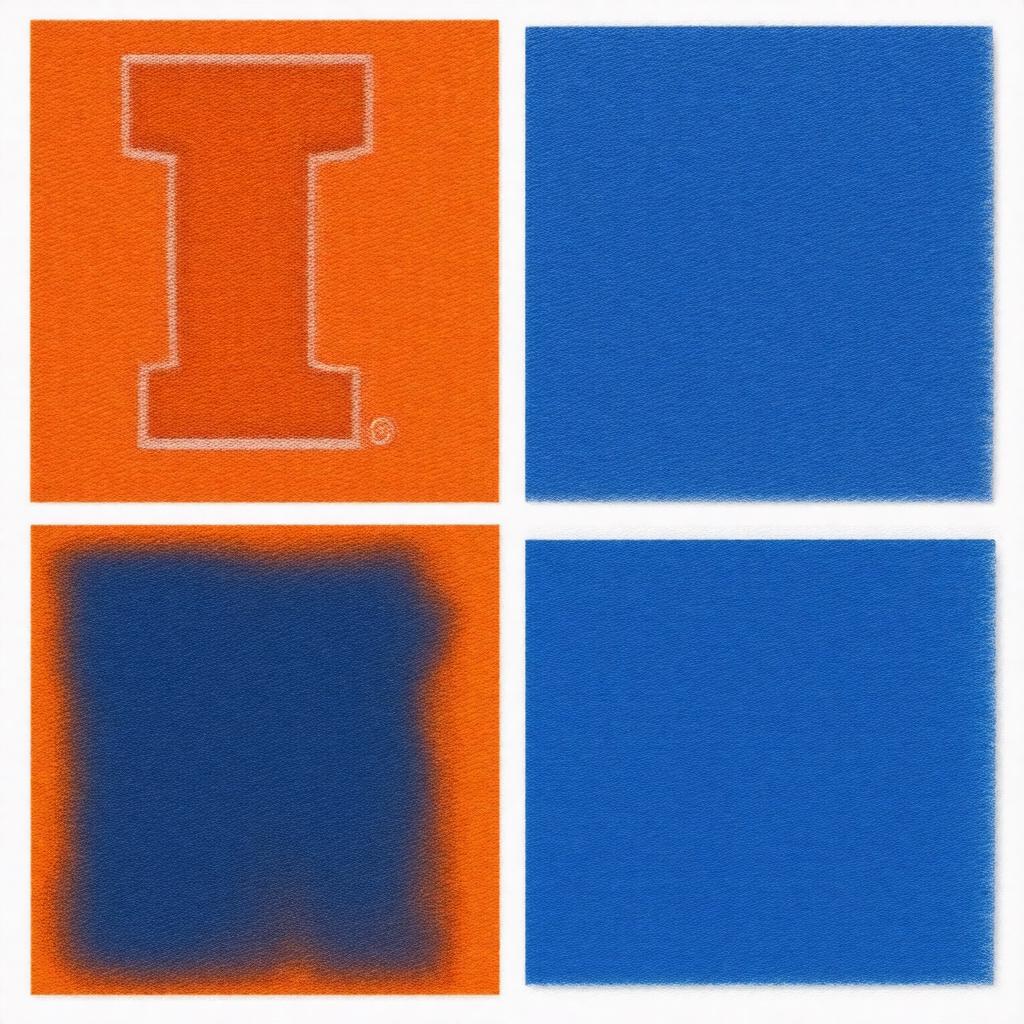 AI-created image of Illinois Blue