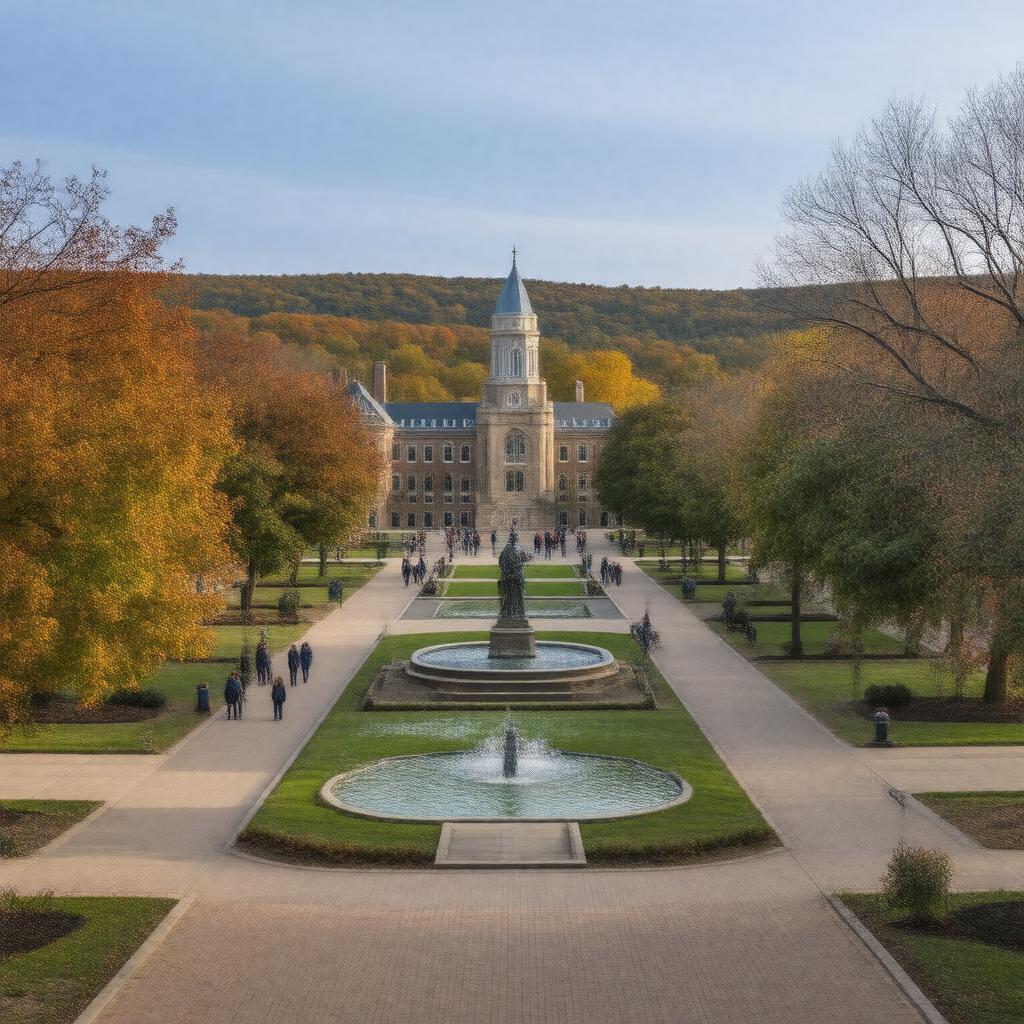 AI-created image of Illinois College