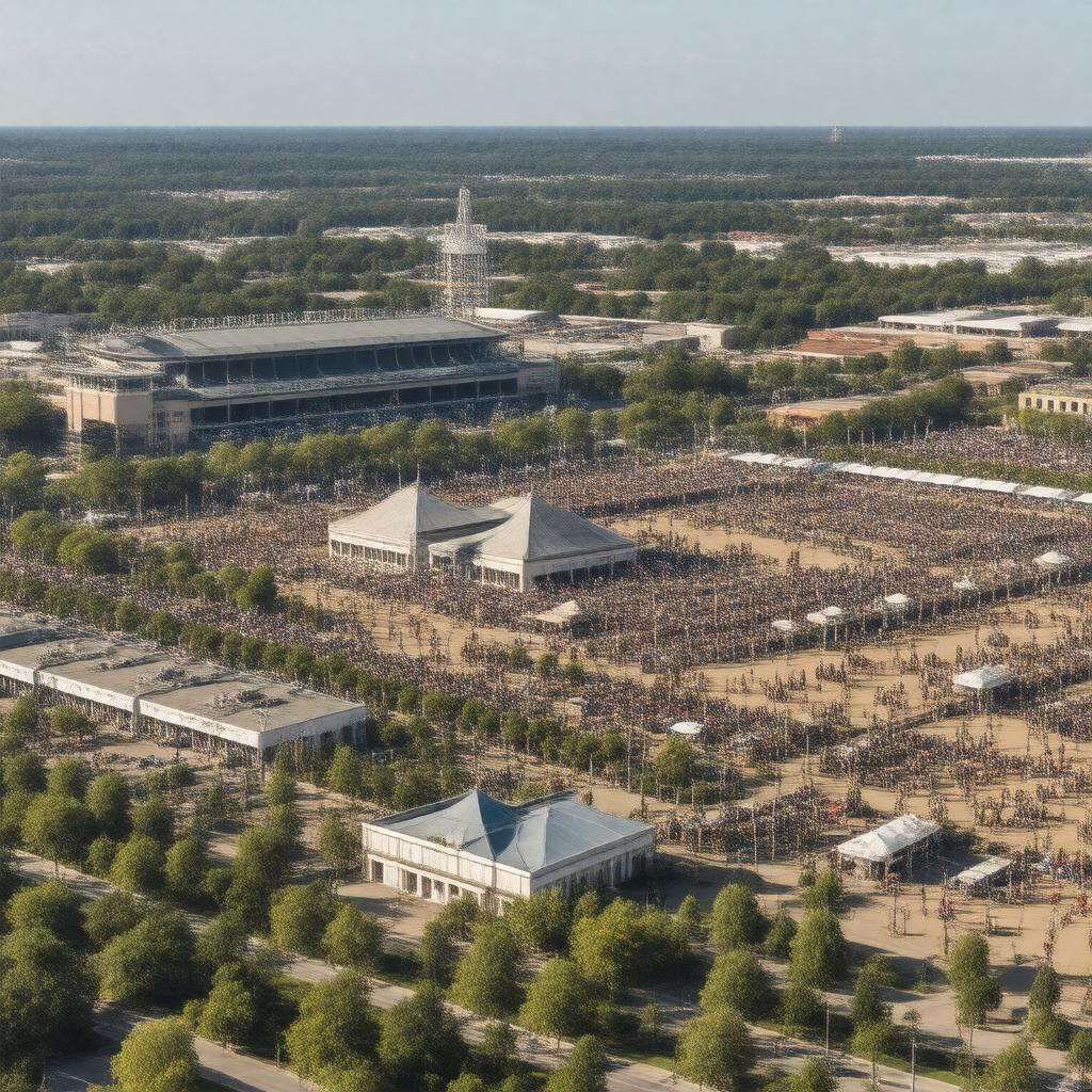 AI-created image of Illinois State Fairgrounds