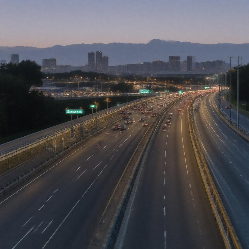 AI-created image of Illinois Tollway