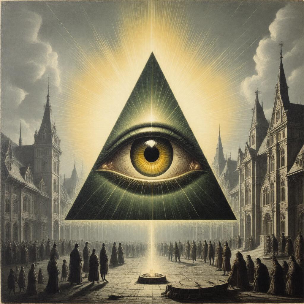 AI-created image of Illuminati