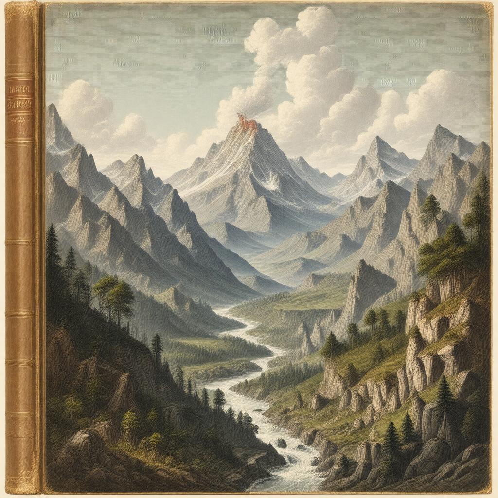 Click to view larger image AI-created image of Illustrations of the Huttonian Theory of the Earth