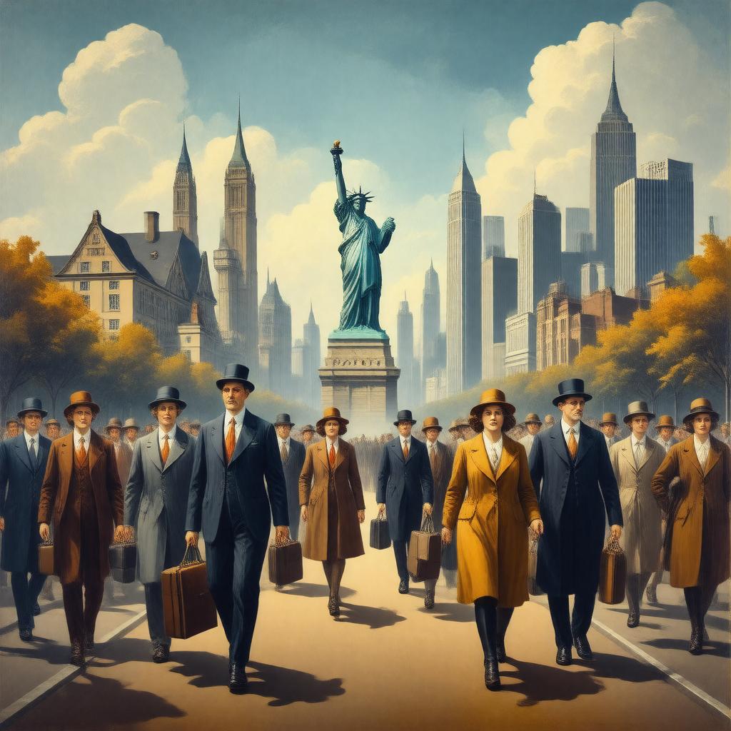 AI-created image of Illustrious Immigrants