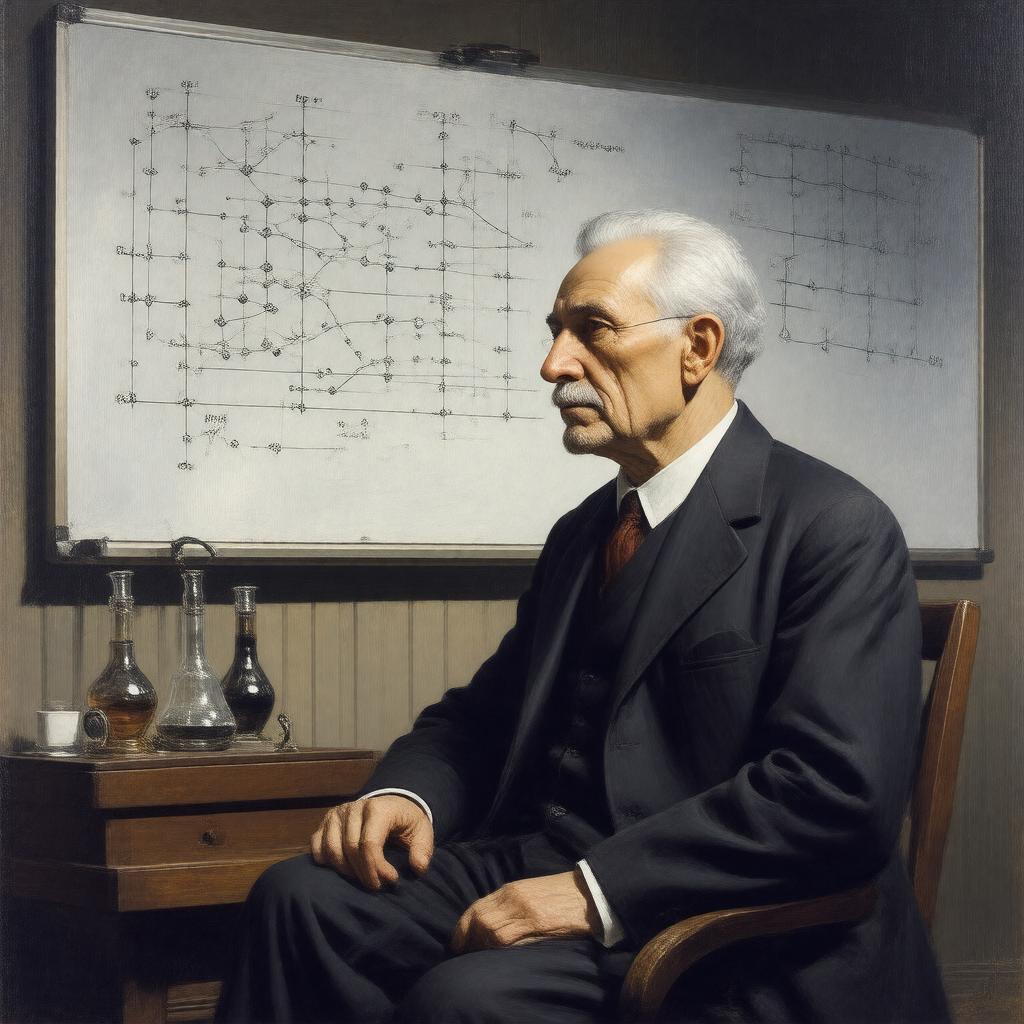 AI-created image of Ilya Prigogine